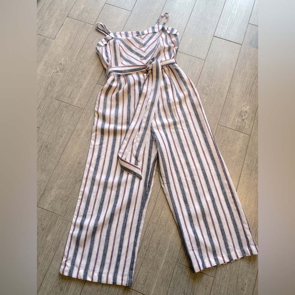 One Piece Jump Suit. Size Medium wide leg